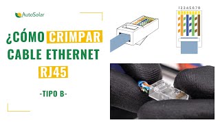 Crimpar cable Ethernet RJ45 [upl. by Anchie]