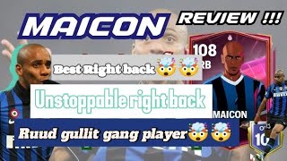 Maicon 🇧🇷 fc mobile review 🤯🤯 better than all RB best RB in fc mobile💯💯 gameplay fc25 fifa [upl. by Datha]