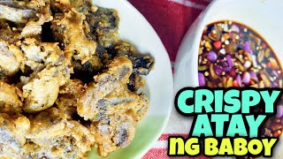 ATAY NG BABOY  CRISPY FRIED  PRITONG ATAY NG BABOY  pork liver recipe  v85 [upl. by Swee]