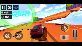 Extreme Level stant Race 💀 Ramp car stants race  android amp ios [upl. by Annayr]