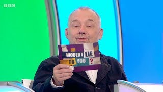 Does Bob Mortimer crack an egg into his bath  Would I Lie to You [upl. by Ynahpets]