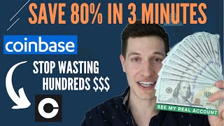 ✅ Save 80 on Coinbase Trades New StepbyStep Guide 2022 [upl. by Abdul]