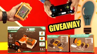 ABot 5 in 1 Robotics Kit from Avishkaar Unboxing amp Giveaway  Peephole View Toys [upl. by Nosyarg]