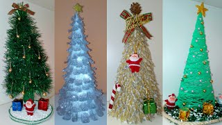 DIY 4 Árboles Navideños Con Reciclaje  Adornos Navideños 2018  Manualidades Navideñas diynavidad [upl. by Niu951]