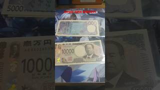 Japanese New Banknote 2024 banknote currency money [upl. by Odraboel]