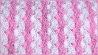 How to Crochet a Baby Blanket Using a Shell Stitch [upl. by Enylhsa]