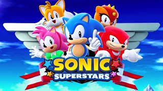 Sonic Superstars The Movie  Full Game Walkthrough [upl. by Artemis529]