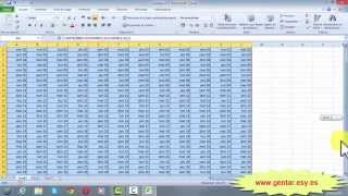 Excel  calendrier annuel avec formule matricielle [upl. by Ayetal]