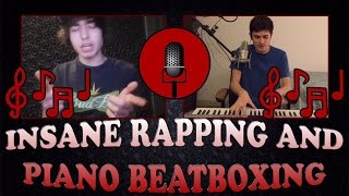 INSANE Rapping and Piano Beatboxing Ft Marcus Veltri [upl. by Eecak]