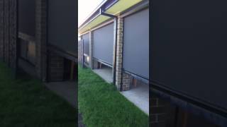 Ziptrak Blinds Melbourne  Motorised Outdoor blinds by Alfresco Blinds Co [upl. by Ricard366]