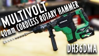 HiKOKI 36v 40mm Cordless Rotary Hammer DH36DMA [upl. by Kared]