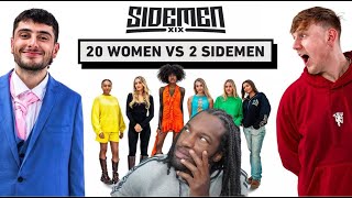 Drizzay Reacts To 20 WOMEN VS 2 SIDEMEN ANGRY GINGE amp DANNY AARONS EDITION [upl. by Noeled]