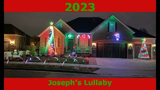 Josephs Lullaby  MercyMe Xlights Mockup 2023 [upl. by Eidok610]