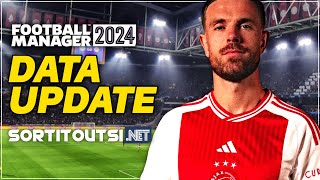 PLAY the January Transfer Update on FM24 TODAY  Football Manager Data Update Installation Tutorial [upl. by Fante]