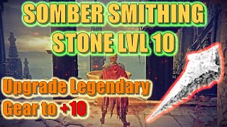 Elden Ring SOMBER SMITHING STONE LVL 10  Somber Ancient Dragon Smithing Stone  Location 4 [upl. by Allenrad]