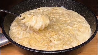 Das tollste PastaRezept in 8 Minuten Leckere Spaghetti mit cremiger Sauce [upl. by Cohby]