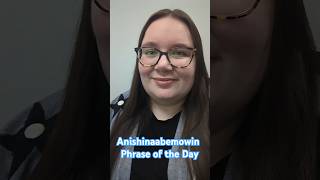 Anishinaabemowin Phrase of the Day  gwii babaamosemi anishinaabemowin anishinaabe [upl. by Drue104]