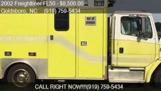 2002 Freightliner FL50 Ambulance for sale in Goldsboro NC 2 [upl. by Sirred]