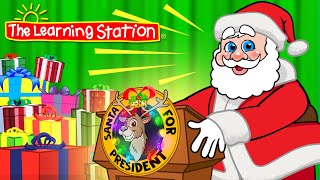 Santa Claus ♫ Santa Claus Songs ♫ Santa Songs ♫ Fun Christmas Songs by The Learning Station [upl. by Ydnat]