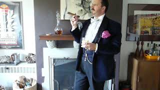 Blue Velvet Dinner Jacket and Cigar [upl. by Annor]