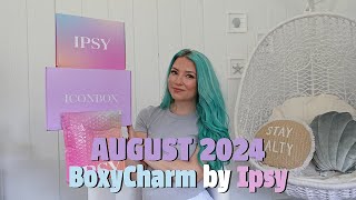 AUGUST 2024 BOXYCHARM BY IPSY UNBOXING IPSY UNBOXING AUGUST 2024 [upl. by Aribold]