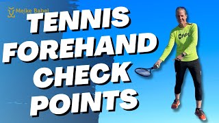 The Tennis Forehand  6 Fundamentals EVERY Beginner Needs To Have [upl. by Akcimehs]