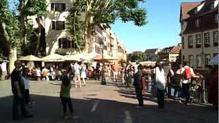 StraßburgStrasbourg Altstadt La Petite France mit Drehbrücke über die Ill und Schleuse [upl. by Anoj444]