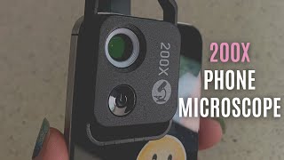 Apexel 200X Mobile phone microscope [upl. by Ahsener]