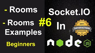 Rooms in Socket IO in Node JS Rooms Example in Socket IO in Node JS  Socket IO in Node JS 6 [upl. by Verla]