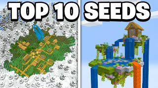 Top 10 BEST Seeds For 118 Minecraft Bedrock Edition  Java [upl. by Soble689]