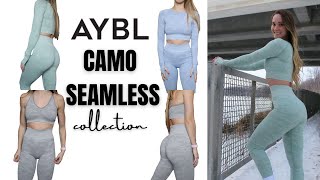 AYBL NEW CAMO SEAMLESS COLLECTION  LEGGING TRYON HAUL [upl. by Sidman149]