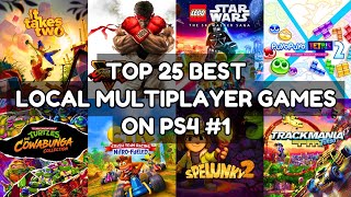 Top 25 Best Local Multiplayer Games On PS4  2023  Part 1 [upl. by Morentz]