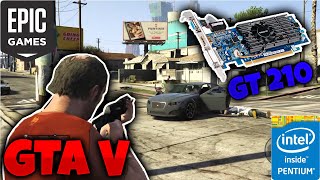 GTA V EN UNA GEFORCE 210 SI SE PUEDE PENTIUM E57006GB RAM [upl. by Eldwin]