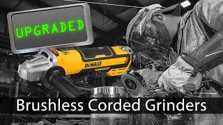 Upgraded DeWalt Brushless Corded Grinders [upl. by Ahsoj]