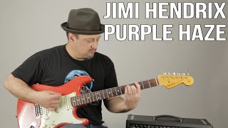 Jimi Hendrix Purple Haze Guitar Lesson  Tutorial [upl. by Ailaham]