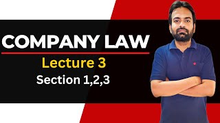 Company law  Lecture3 [upl. by Erodroeht]