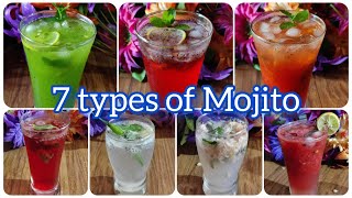 7 types of mojitoBest mojito recipemojito recipe [upl. by Amadus590]