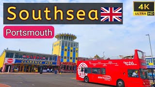 Southsea🇬🇧  Portsmouth  Hampshire  4K  UK [upl. by Eppesuig]