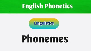 What is phoneme   Phonetics and Phonology  Basic sounds [upl. by Tullius]