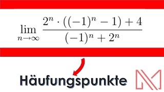 Häufungspunkte bestimmen Grenzwert Mathe im Studium [upl. by Lrad]