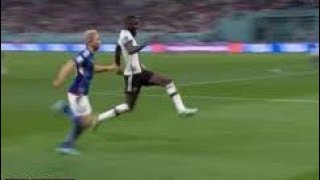 Antonio Rudiger funny running vs Japan  Germany vs Japan  10 [upl. by Aisereht331]