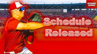 OU Baseball 2024 Baseball schedule is released [upl. by Mirth]