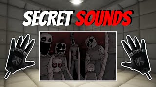 ALL SECRET SOUNDS IN THE ASYLUM  Slap Battles Asylum Sounds Admin Glove [upl. by Shinberg]