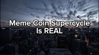 Crypto Memecoin Supercycle Are Memes going to 100x What I wish I heard Last Cycle [upl. by Brenk]