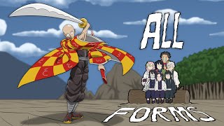 SAITAMA’s Parody Breathing  All Seven Forms OPM x Demon Slayer [upl. by Freddi]