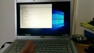 How To Setup Windows 10 on a Dell Inspiron 1525 [upl. by Htomit]