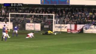 Wealdstone FC vs Lowestoft Town FC 080414 [upl. by Laerdna]