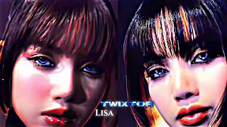 TWIXTOR 4K CLIP LISA BLACKPINK [upl. by Atinahs]