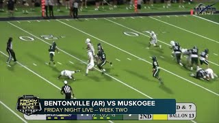 Bentonville AR vs Muskogee highlights [upl. by Ahseenal]