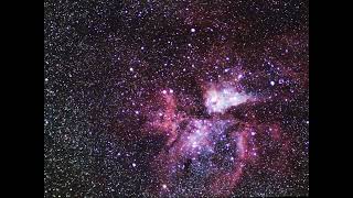 Eta Carinae Nebula NGC 3372 through a 80 mm telescope [upl. by Malca]